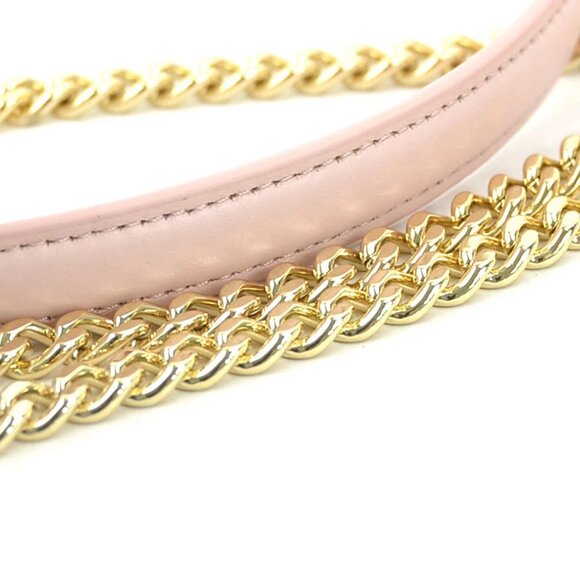 Auth Kate Spade Crossbody Shoulder Bag Pink Fur/Goldtone - Picture 10 of 12